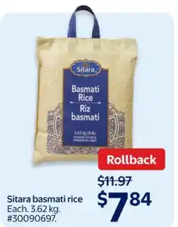 Walmart Sitara basmati rice offer