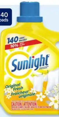 Walmart Sunlight laundry detergent offer
