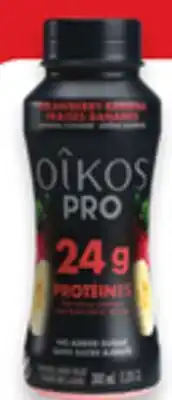 Walmart Oikos Pro Drinkable Yogurt offer