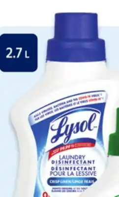 Walmart Lysol laundry disinfectant offer