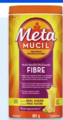 Walmart Metamucil fibre supplement powder, capsules or gummies offer