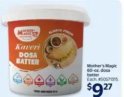 Walmart Mother's Magic 60-oz. dosa batter offer