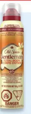 Walmart Old Spice Total Body deodorant spray offer