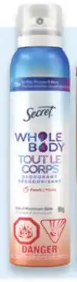 Walmart Secret Whole Body offer