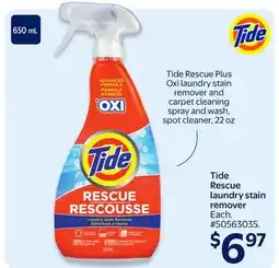 Walmart Tide Rescue laundry stain remover offer