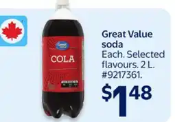 Walmart Great Value soda offer