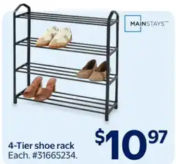 Walmart 4-Tier shoe rack offer