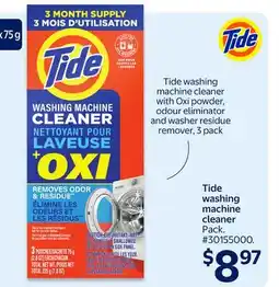 Walmart Tide washing machine cleaner offer