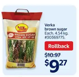 Walmart Verka brown sugar offer