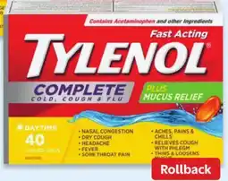 Walmart Tylenol Complete offer