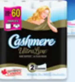 Walmart Cashmere bathroom tissue UltraLuxe 20 = 60, 198 sheets per roll offer