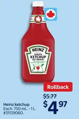 Walmart Heinz ketchup offer