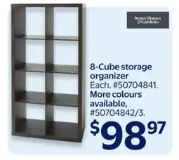 Walmart 8-Cube storage organizer offer