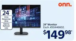 Walmart onn. 24 Monitor offer
