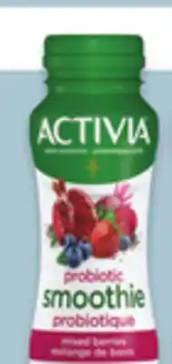 Walmart Activia Smoothie yogurt drinks offer