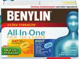 Walmart Benylin All-In-One caplets 40s offer