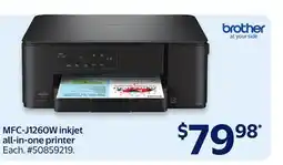 Walmart MFC-J126OW inkjet all-in-one printer offer