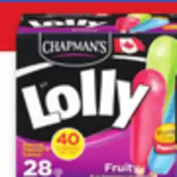Walmart Chapman's Li'l Lolly offer