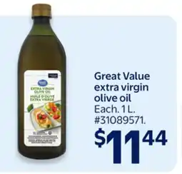 Walmart Great Value extra virgin olive oil offer