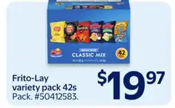 Walmart Frito-Lay variety pack 42s offer
