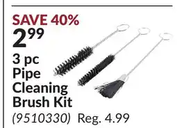 Princess Auto 3 pc Pipe Cleaning Brush Kit offer