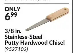 Princess Auto 3/8 in. Stainless-Steel Putty Hardwood Chisel offer