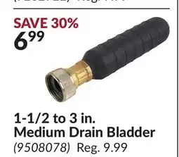 Princess Auto 1-1/2 to 3 in. Medium Drain Bladder offer