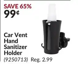 Princess Auto Car Vent Hand Sanitizer Holder offer