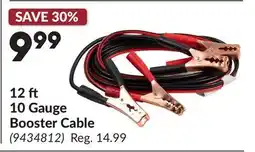 Princess Auto 12 ft 10 Gauge Booster Cable offer