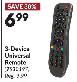 Princess Auto 3-Device Universal Remote offer