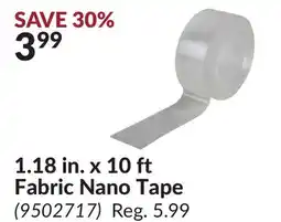 Princess Auto 1.18 in. x 10 ft Fabric Nano Tape offer