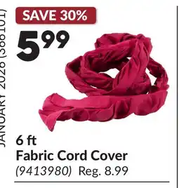 Princess Auto 6 ft Fabric Cord Cover offer