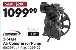 Princess Auto 2-Stage Air Compressor Pump offer