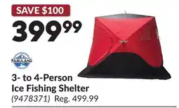 Princess Auto 3-to 4-Person Ice Fishing Shelter offer