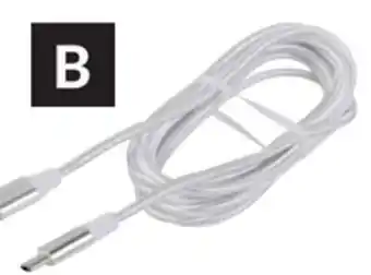 Princess Auto 6 ft USB-C to USB-C 100W Braided Charging Cables, Assorted Colours offer