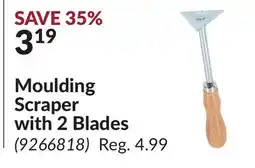 Princess Auto Moulding Scraper with 2 Blades offer