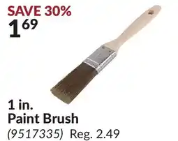 Princess Auto 1 in. Paint Brush offer