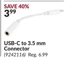 Princess Auto USB-C to 3.5 mm Connector offer