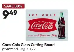 Princess Auto Coca-Cola Glass Cutting Board offer