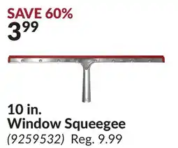 Princess Auto 10 in. Window Squeegee offer