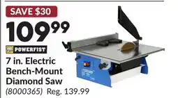 Princess Auto 7 in. Electric Bench-Mount Diamond Saw offer