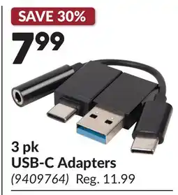 Princess Auto 3 pk USB-C Adapters offer