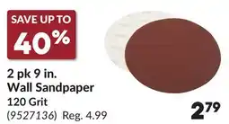 Princess Auto 2 pk 9 in. Wall Sandpaper offer