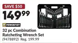 Princess Auto 32 pc Combination Ratcheting Wrench Set offer