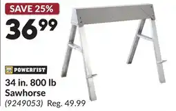 Princess Auto 34 in. 800 lb Sawhorse offer