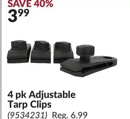 Princess Auto 4 pk Adjustable Tarp Clips offer