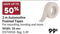 Princess Auto Width: 18 mm 2 m Automotive Foamed Tapes offer