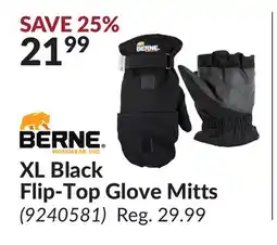 Princess Auto XL Black Flip-Top Glove Mitts offer