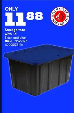 RONA Storage tote with lid offer