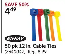 Princess Auto ENKAY 50 pk 12 in. Cable Ties offer